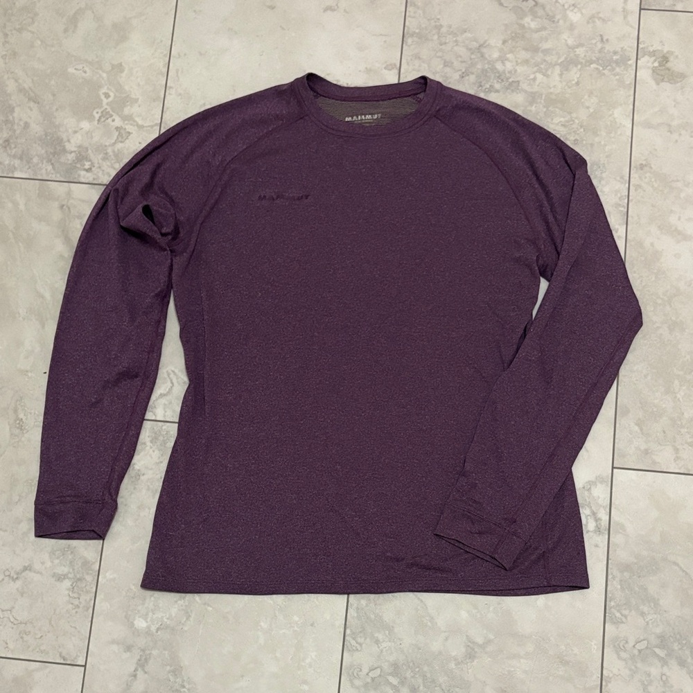 Mammut polartec long sleeve base layer size large